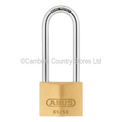 Abus Padlock 65/50HB80 Brass Long Shackle 50mm